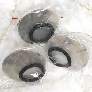 3 Silver Drain Plugs NWOT